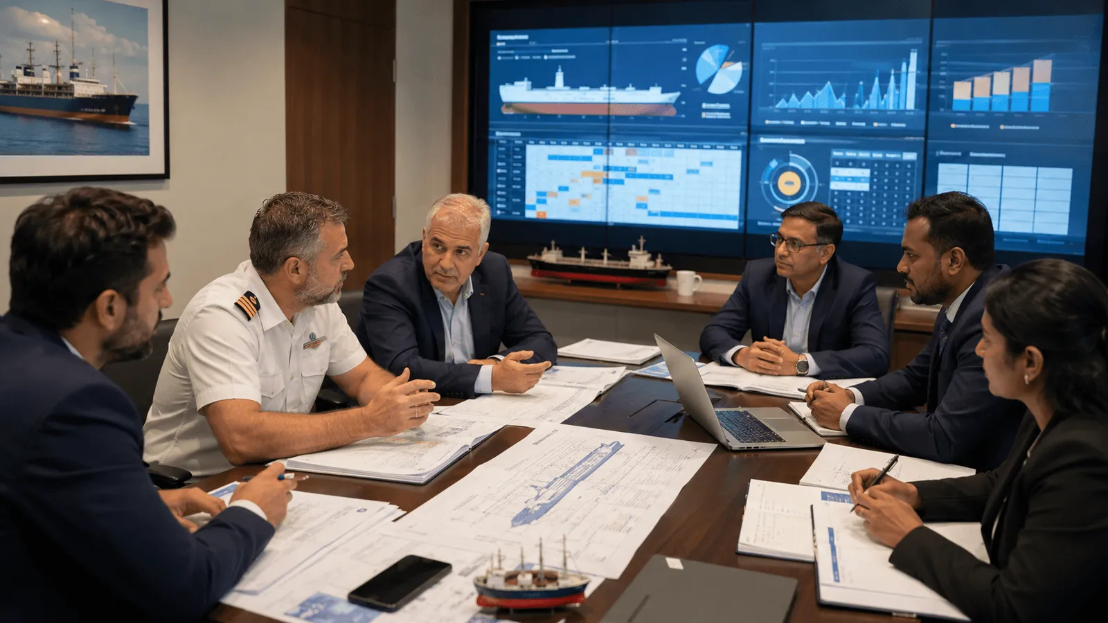 Returning maritime crew supporting fleet continuity and operational stability