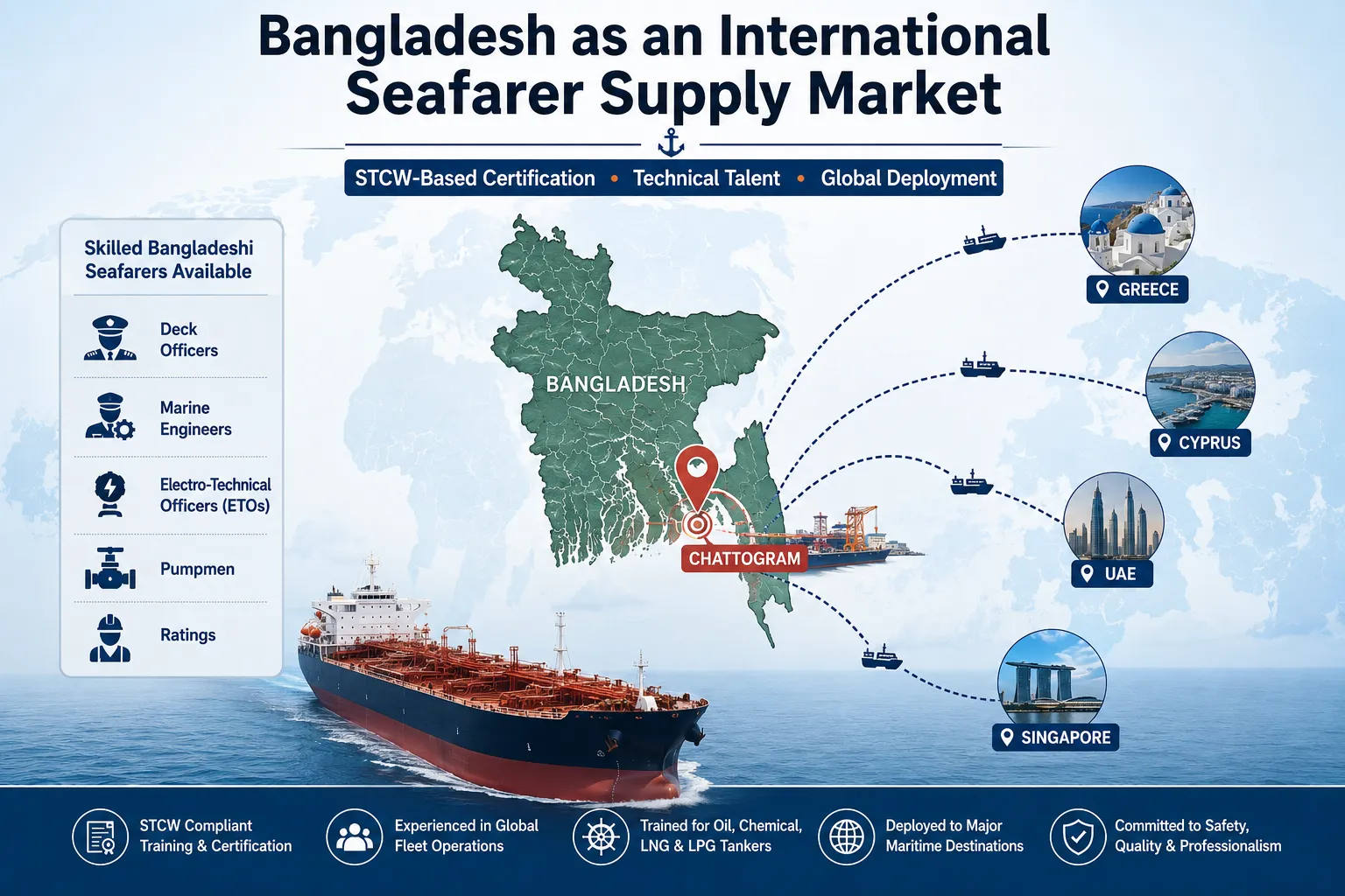 Bangladesh seafarer supply market overview