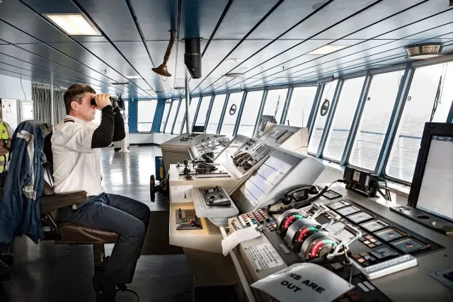 container ship deck officer