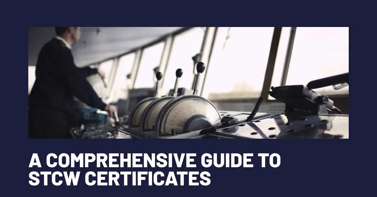 maritime crew certificate and logbook close-up